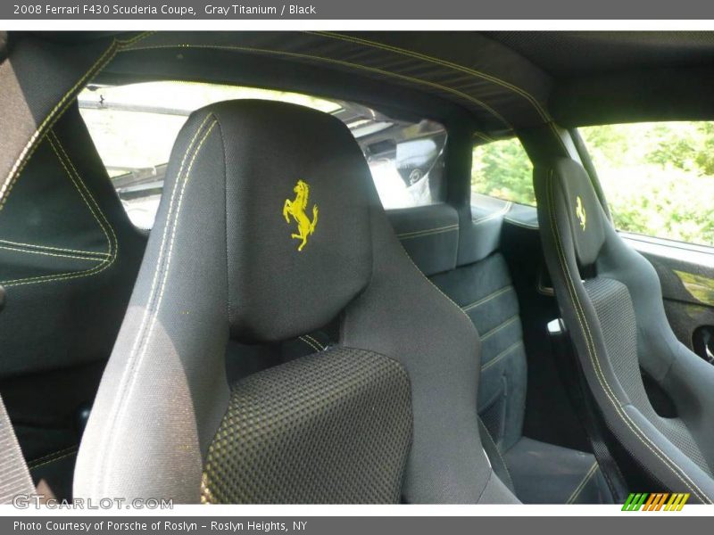 Gray Titanium / Black 2008 Ferrari F430 Scuderia Coupe