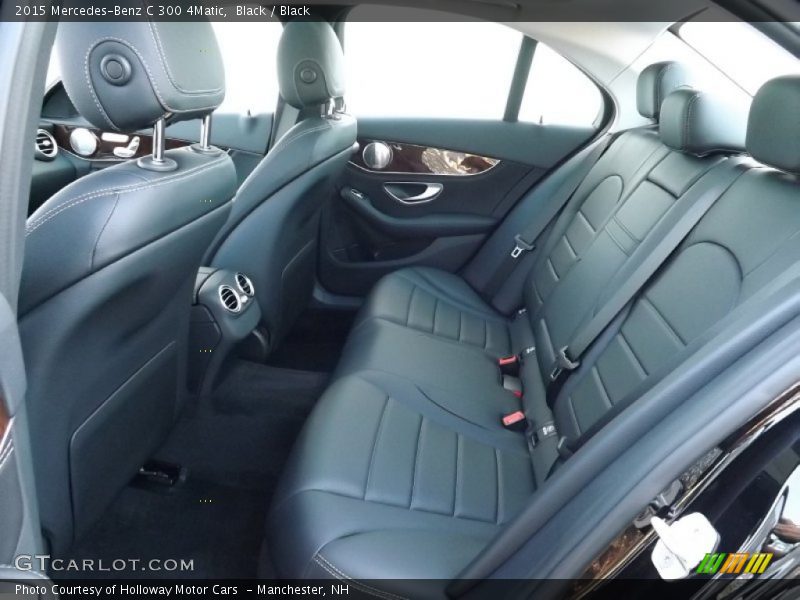 Black / Black 2015 Mercedes-Benz C 300 4Matic