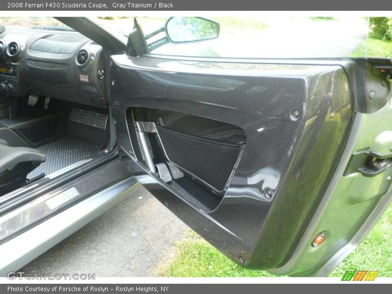 Gray Titanium / Black 2008 Ferrari F430 Scuderia Coupe