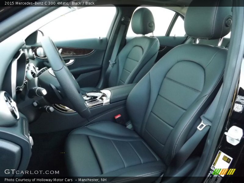 Black / Black 2015 Mercedes-Benz C 300 4Matic