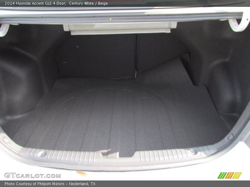 Century White / Beige 2014 Hyundai Accent GLS 4 Door