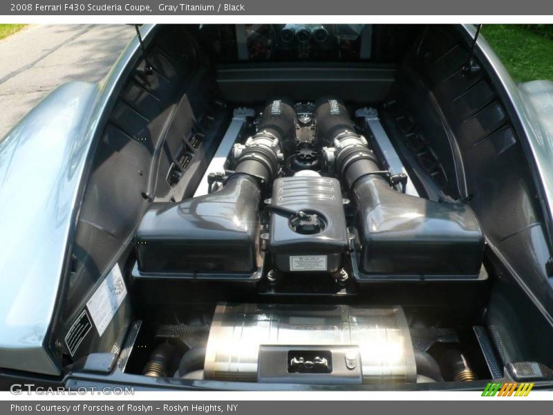 Gray Titanium / Black 2008 Ferrari F430 Scuderia Coupe