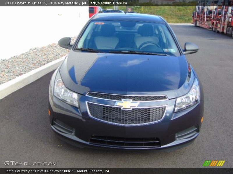 Blue Ray Metallic / Jet Black/Medium Titanium 2014 Chevrolet Cruze LS