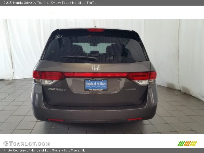 Smoky Topaz Metallic / Truffle 2015 Honda Odyssey Touring