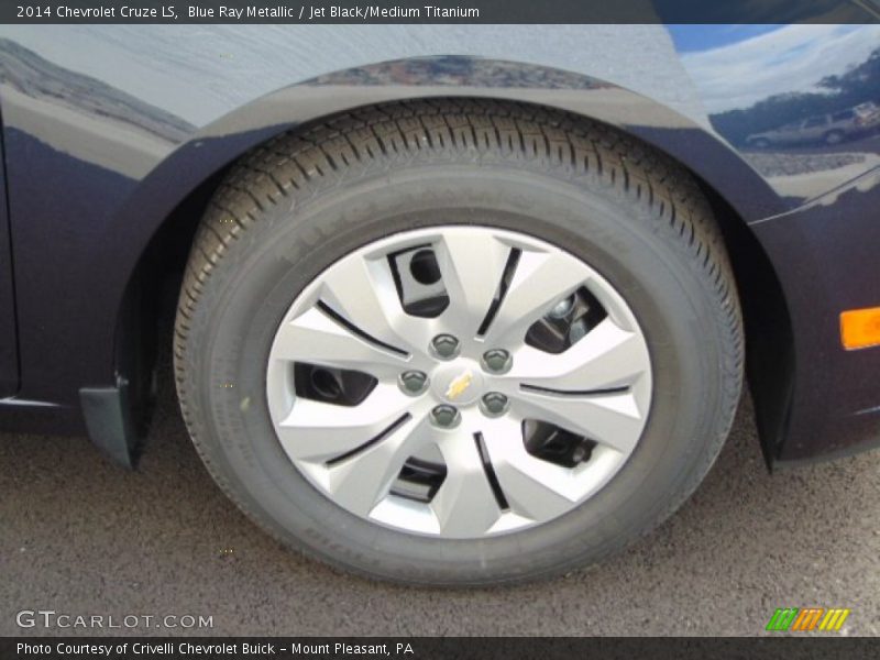 Blue Ray Metallic / Jet Black/Medium Titanium 2014 Chevrolet Cruze LS