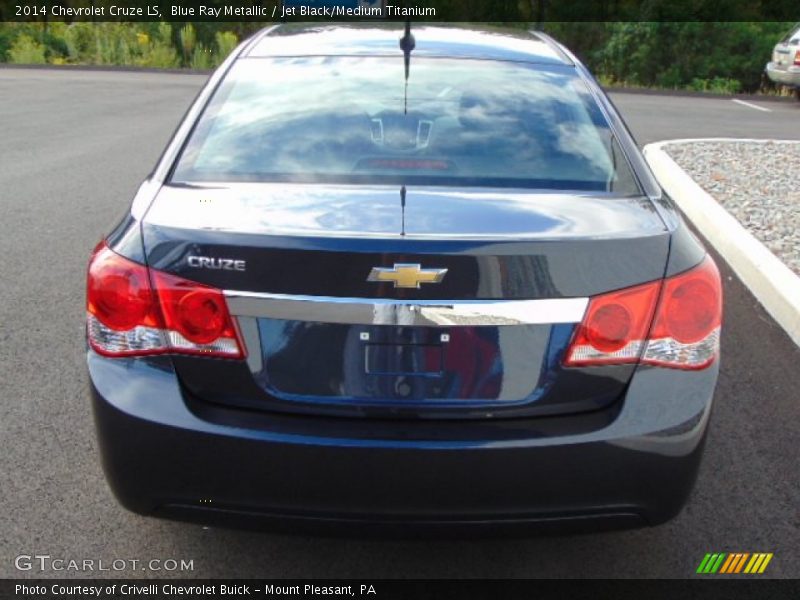 Blue Ray Metallic / Jet Black/Medium Titanium 2014 Chevrolet Cruze LS