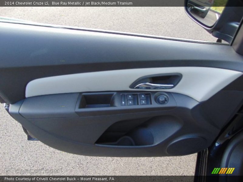 Blue Ray Metallic / Jet Black/Medium Titanium 2014 Chevrolet Cruze LS