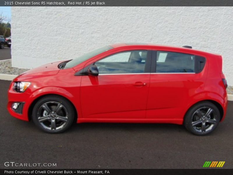  2015 Sonic RS Hatchback Red Hot