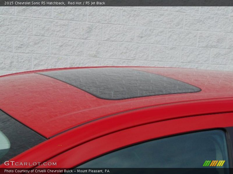 Red Hot / RS Jet Black 2015 Chevrolet Sonic RS Hatchback