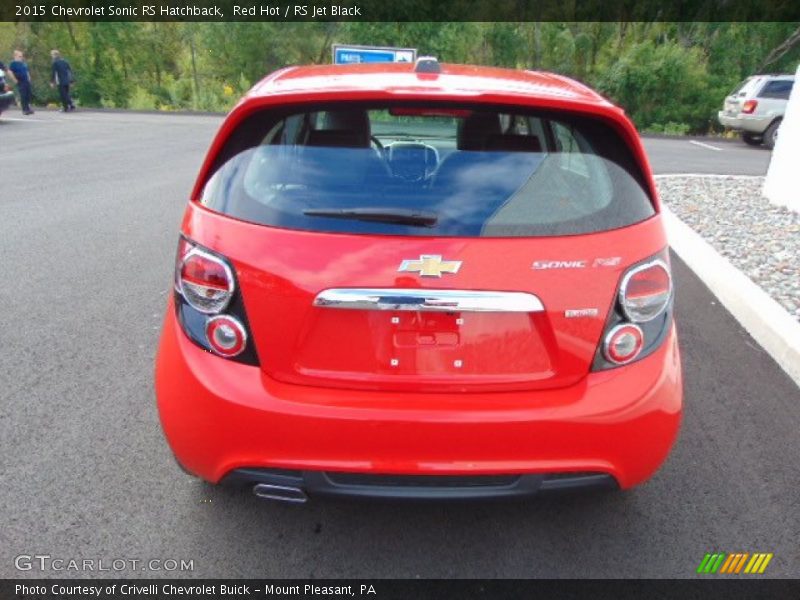  2015 Sonic RS Hatchback Red Hot