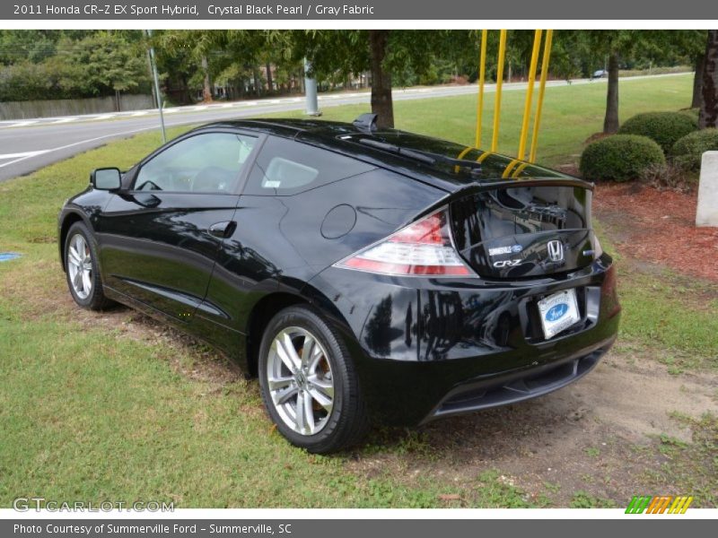 Crystal Black Pearl / Gray Fabric 2011 Honda CR-Z EX Sport Hybrid