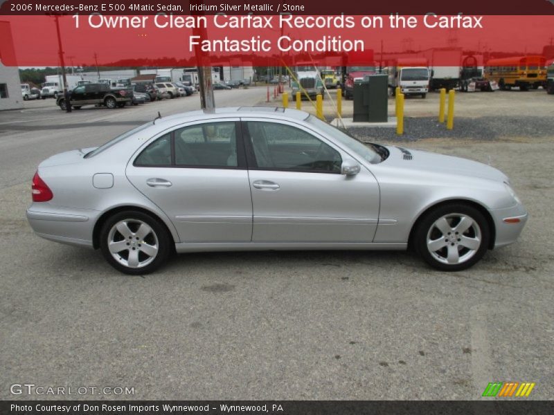 Iridium Silver Metallic / Stone 2006 Mercedes-Benz E 500 4Matic Sedan