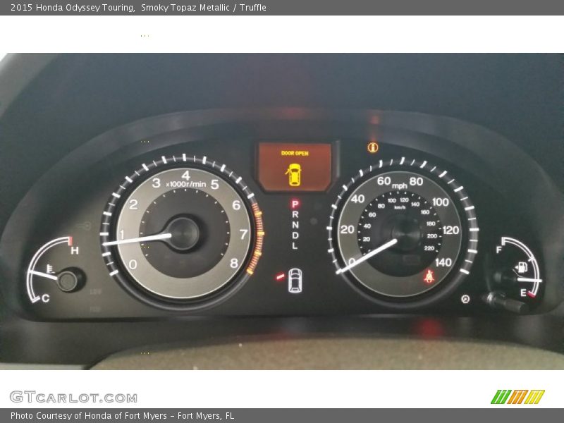  2015 Odyssey Touring Touring Gauges