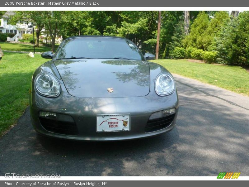 Meteor Grey Metallic / Black 2008 Porsche Boxster