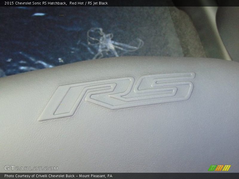 Red Hot / RS Jet Black 2015 Chevrolet Sonic RS Hatchback