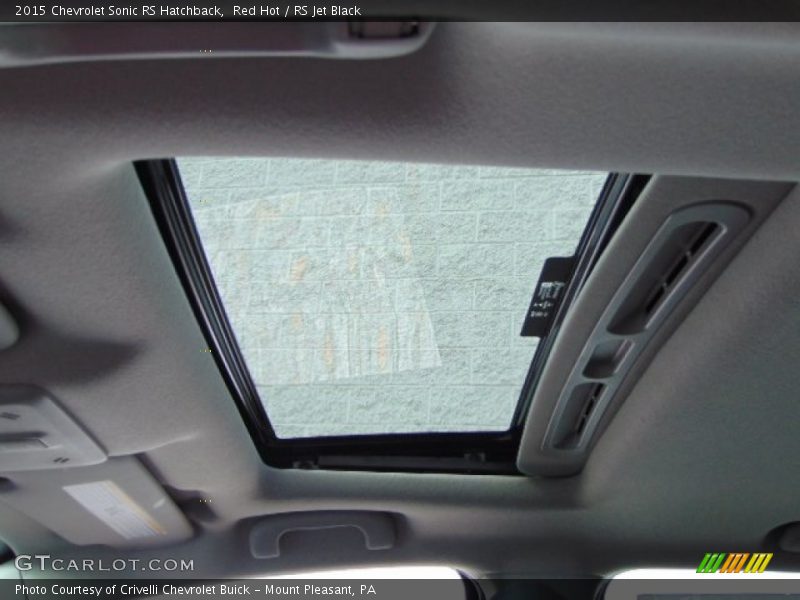Sunroof of 2015 Sonic RS Hatchback