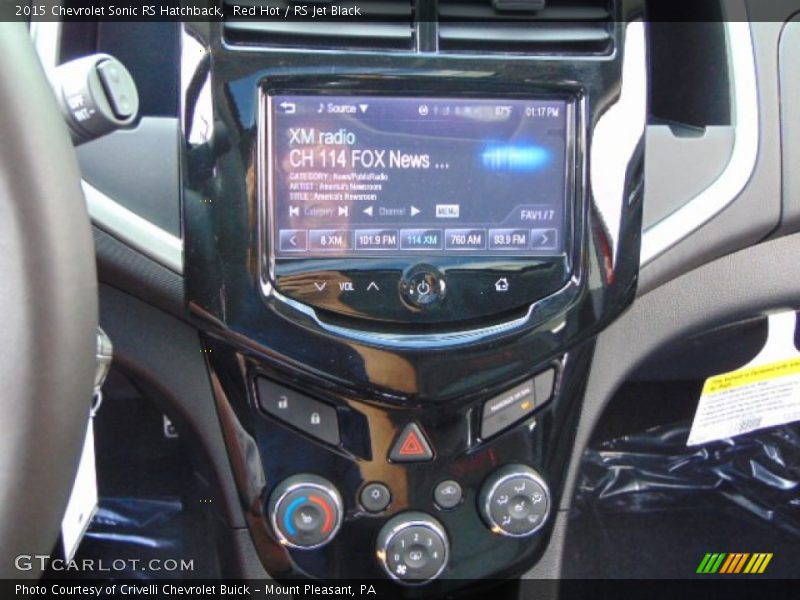 Controls of 2015 Sonic RS Hatchback