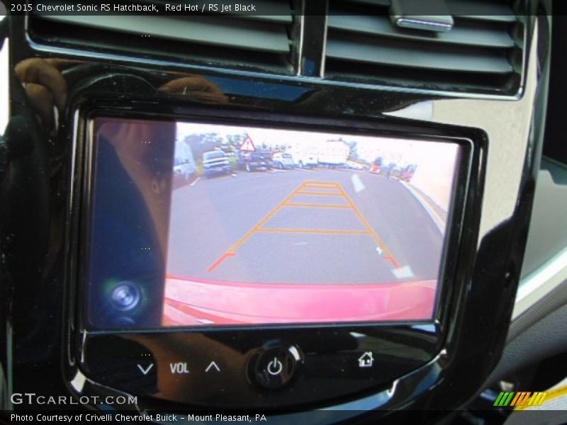 Red Hot / RS Jet Black 2015 Chevrolet Sonic RS Hatchback