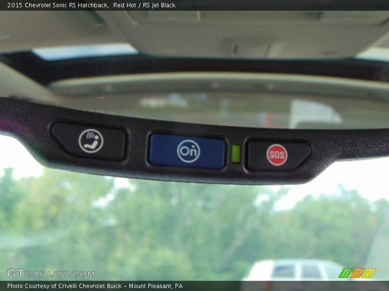 Red Hot / RS Jet Black 2015 Chevrolet Sonic RS Hatchback