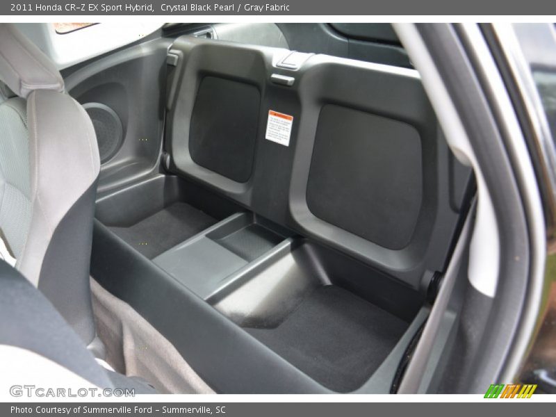 Crystal Black Pearl / Gray Fabric 2011 Honda CR-Z EX Sport Hybrid