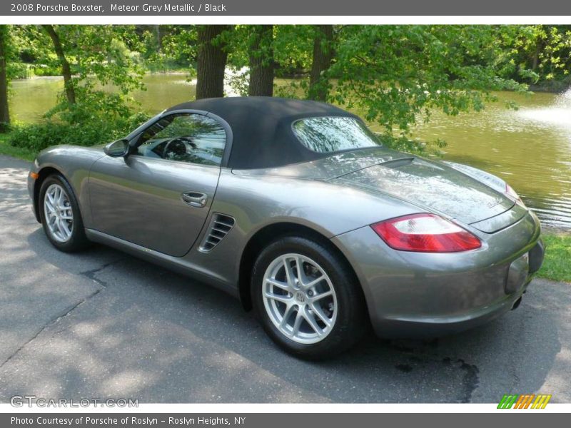 Meteor Grey Metallic / Black 2008 Porsche Boxster