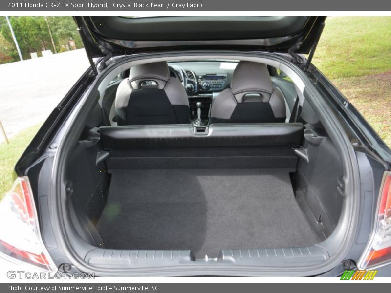 Crystal Black Pearl / Gray Fabric 2011 Honda CR-Z EX Sport Hybrid