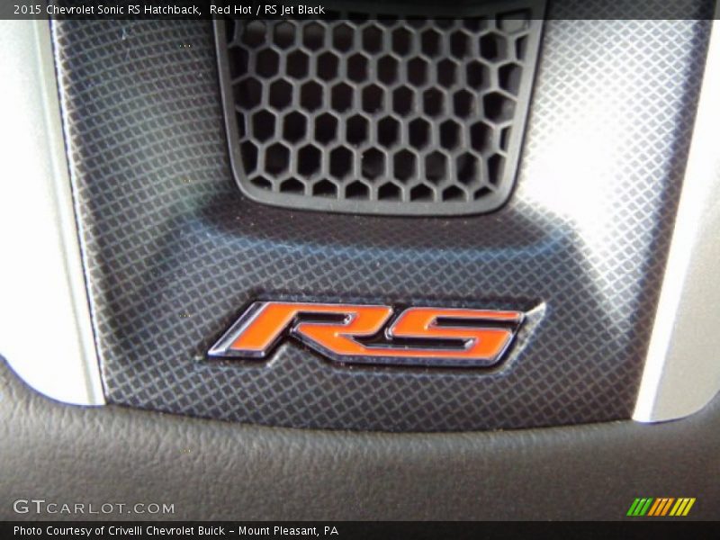 Red Hot / RS Jet Black 2015 Chevrolet Sonic RS Hatchback
