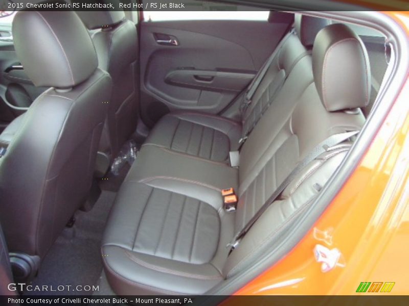 Rear Seat of 2015 Sonic RS Hatchback
