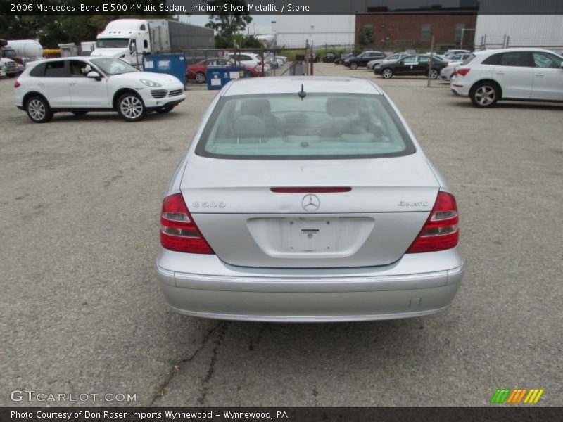 Iridium Silver Metallic / Stone 2006 Mercedes-Benz E 500 4Matic Sedan