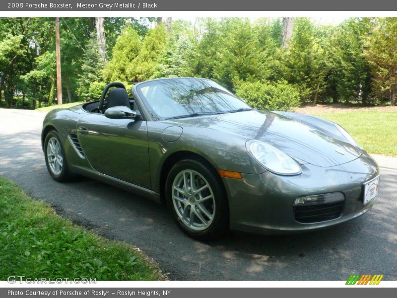 Meteor Grey Metallic / Black 2008 Porsche Boxster