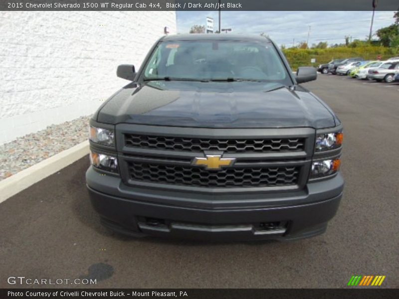 Black / Dark Ash/Jet Black 2015 Chevrolet Silverado 1500 WT Regular Cab 4x4