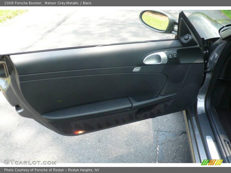 Meteor Grey Metallic / Black 2008 Porsche Boxster