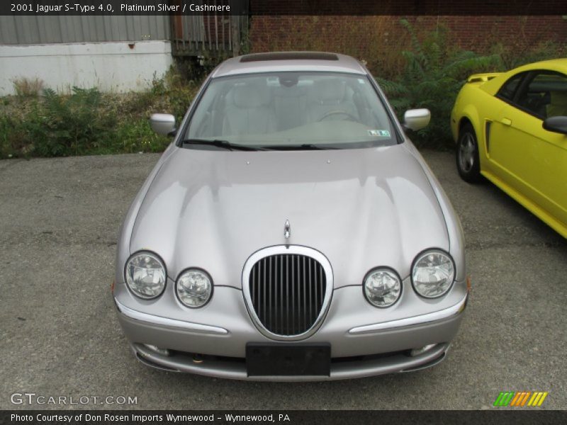 Platinum Silver / Cashmere 2001 Jaguar S-Type 4.0