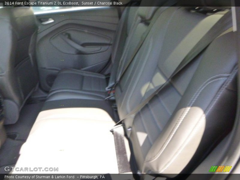 Sunset / Charcoal Black 2014 Ford Escape Titanium 2.0L EcoBoost