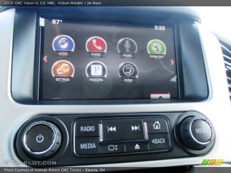 Iridium Metallic / Jet Black 2015 GMC Yukon XL SLE 4WD