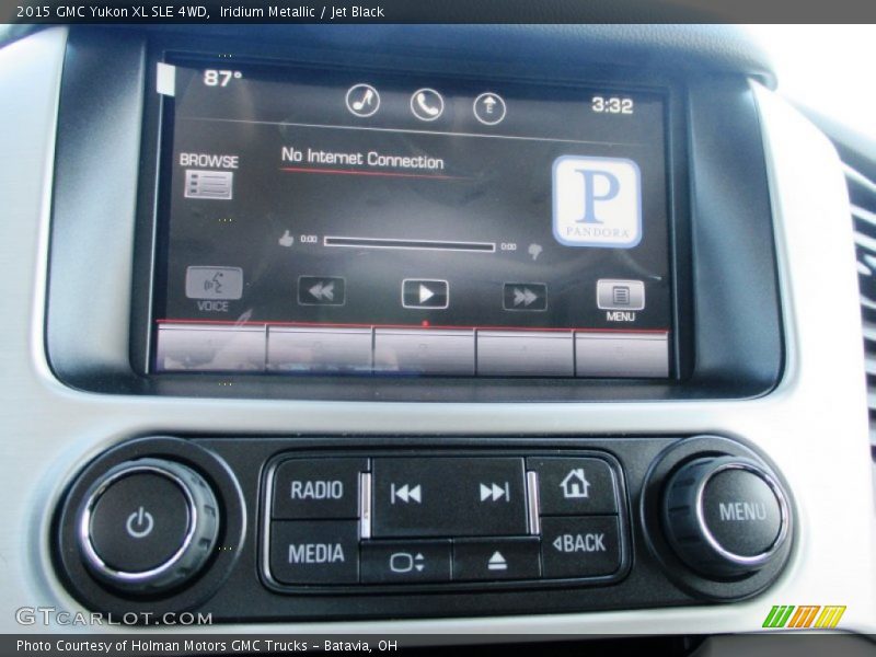 Iridium Metallic / Jet Black 2015 GMC Yukon XL SLE 4WD