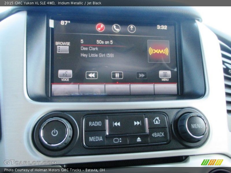 Iridium Metallic / Jet Black 2015 GMC Yukon XL SLE 4WD