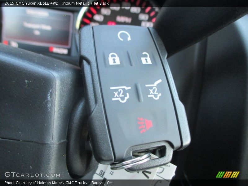 Iridium Metallic / Jet Black 2015 GMC Yukon XL SLE 4WD