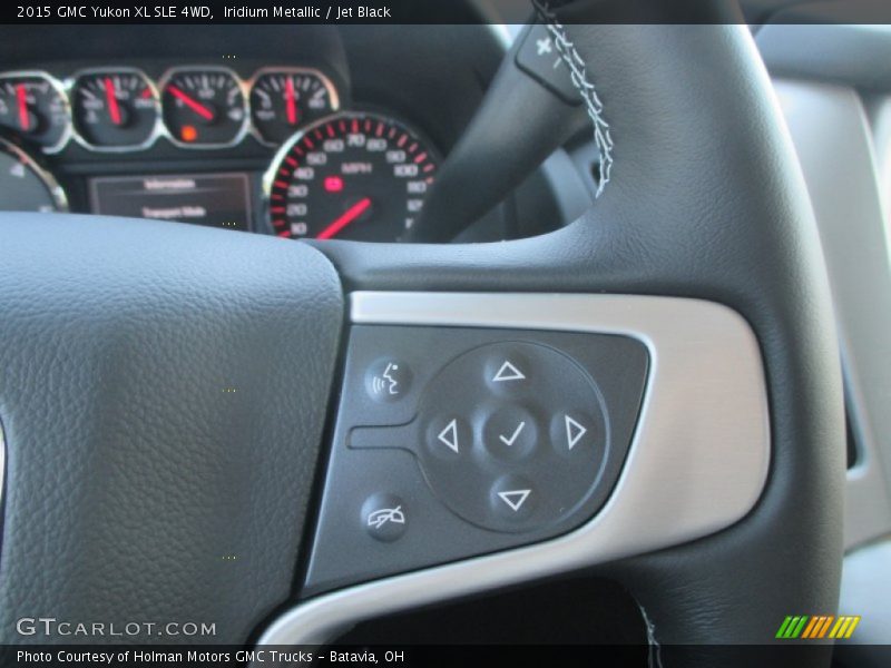 Iridium Metallic / Jet Black 2015 GMC Yukon XL SLE 4WD
