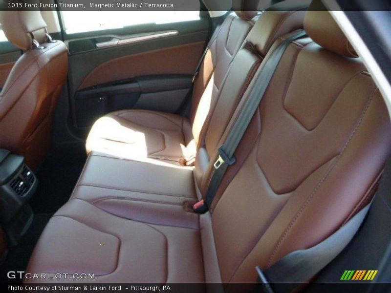 Magnetic Metallic / Terracotta 2015 Ford Fusion Titanium