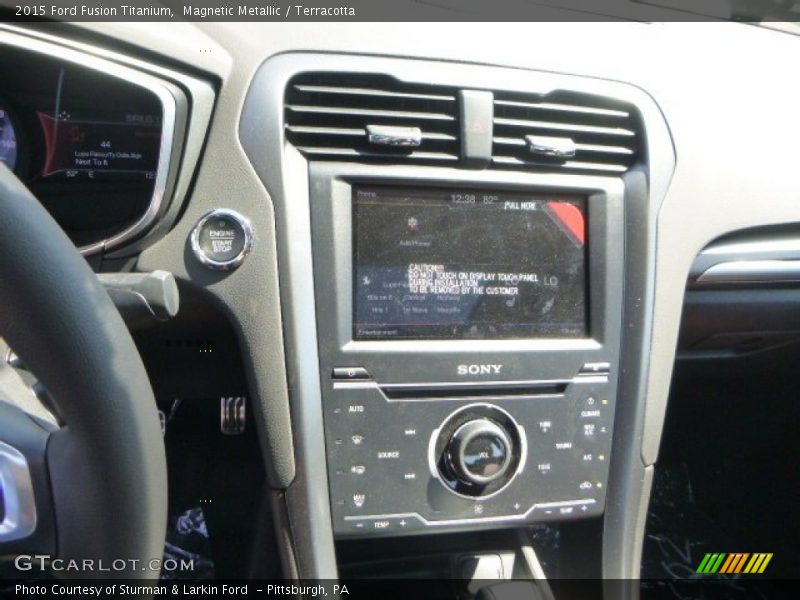 Magnetic Metallic / Terracotta 2015 Ford Fusion Titanium