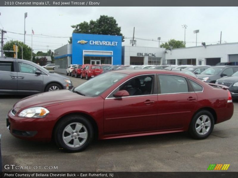Red Jewel Tintcoat / Ebony 2010 Chevrolet Impala LT