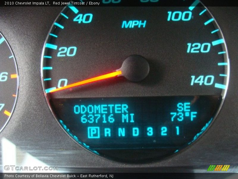 Red Jewel Tintcoat / Ebony 2010 Chevrolet Impala LT