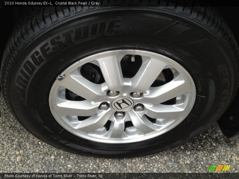 Crystal Black Pearl / Gray 2010 Honda Odyssey EX-L