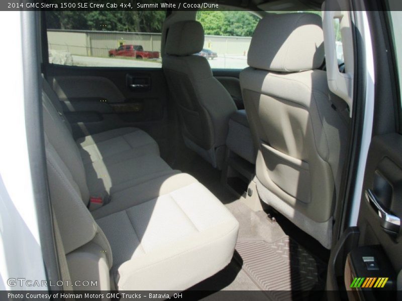 Summit White / Cocoa/Dune 2014 GMC Sierra 1500 SLE Crew Cab 4x4