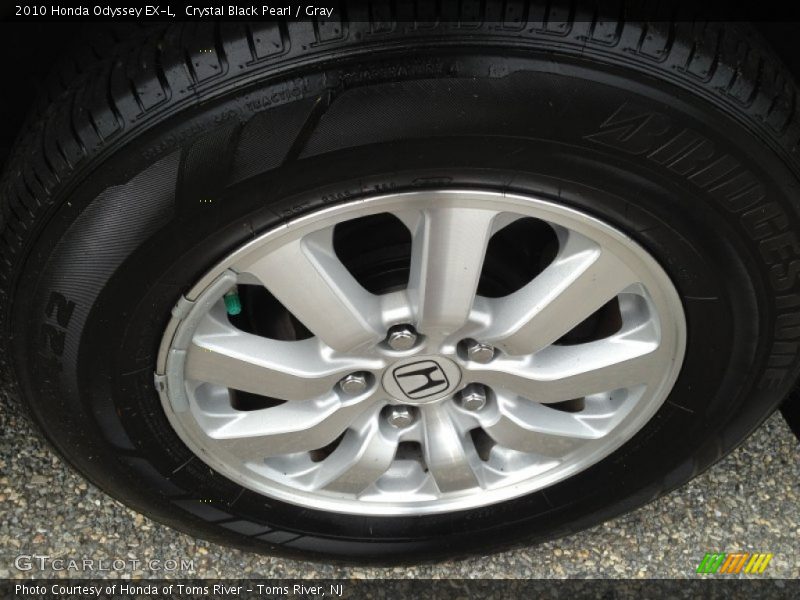Crystal Black Pearl / Gray 2010 Honda Odyssey EX-L