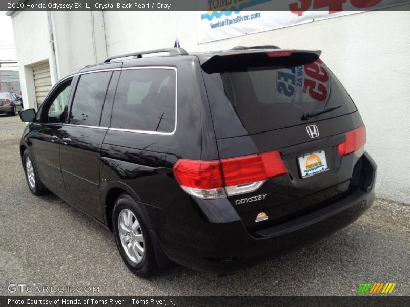 Crystal Black Pearl / Gray 2010 Honda Odyssey EX-L