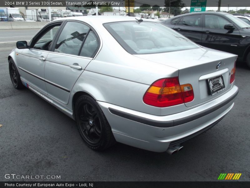 Titanium Silver Metallic / Grey 2004 BMW 3 Series 330i Sedan