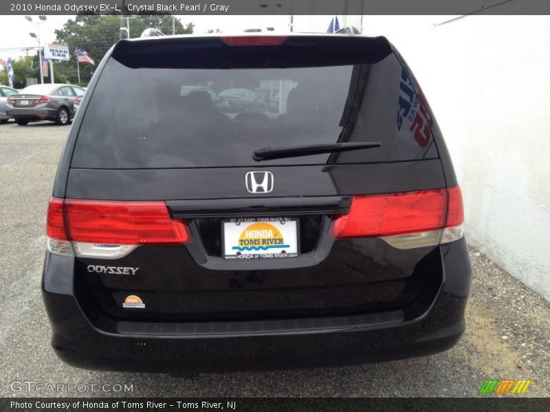 Crystal Black Pearl / Gray 2010 Honda Odyssey EX-L