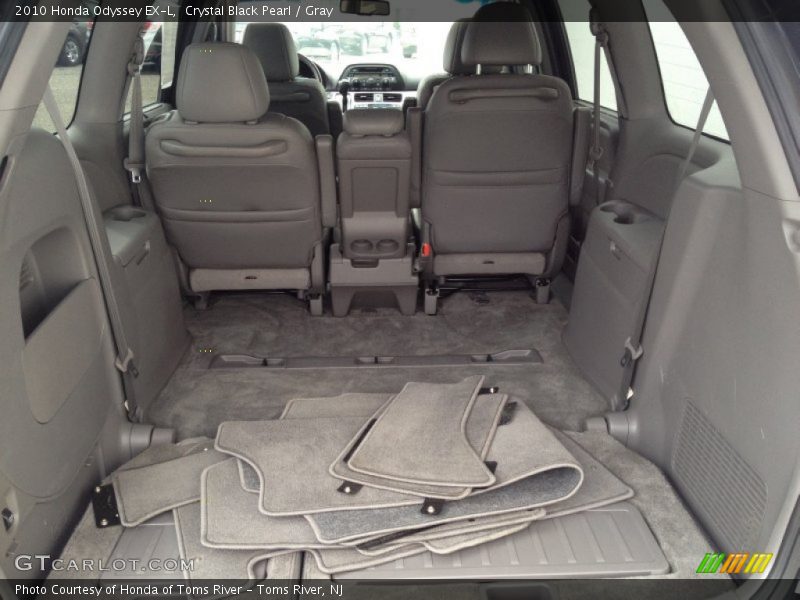 Crystal Black Pearl / Gray 2010 Honda Odyssey EX-L